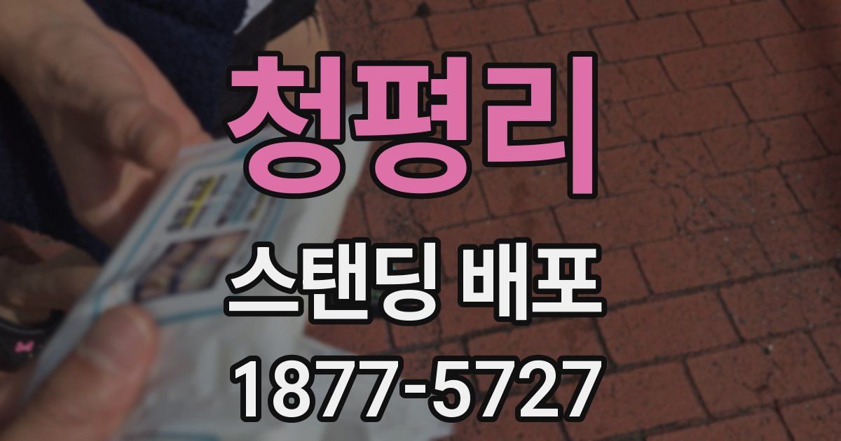 청평리 스탠딩 배포