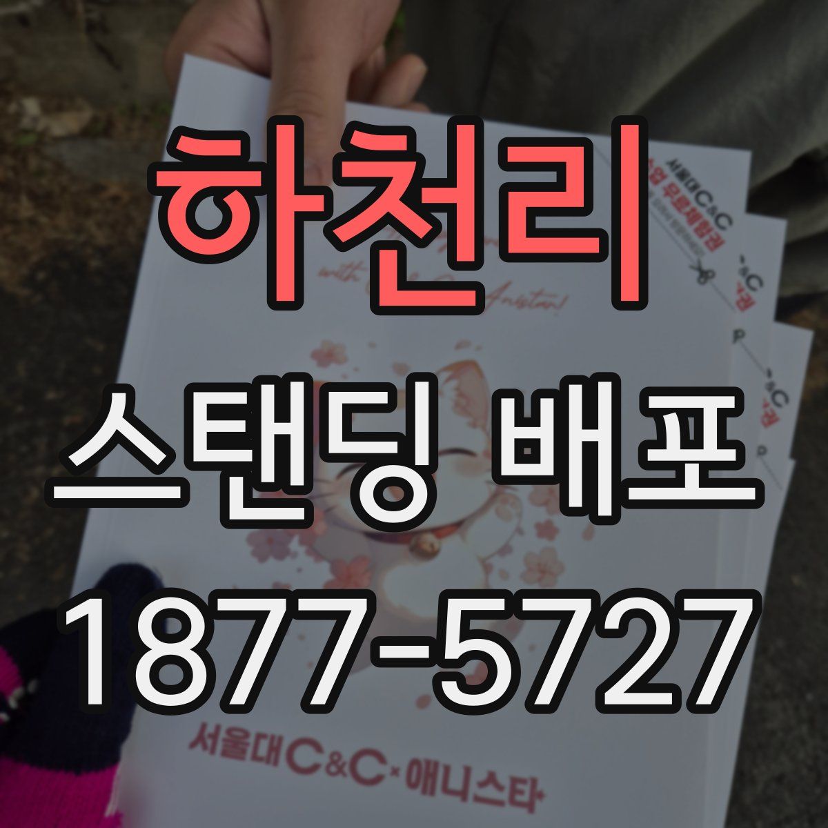하천리 스탠딩 배포