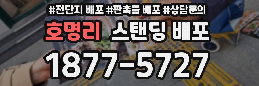 호명리 스탠딩 배포