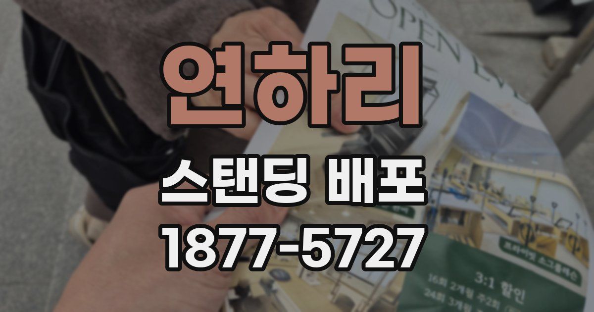 연하리 스탠딩 배포