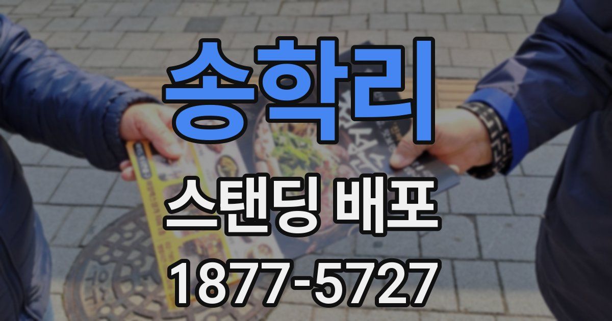 송학리 스탠딩 배포