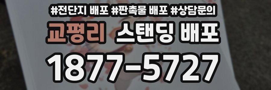 교평리 스탠딩 배포