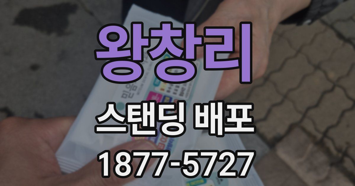 왕창리 스탠딩 배포