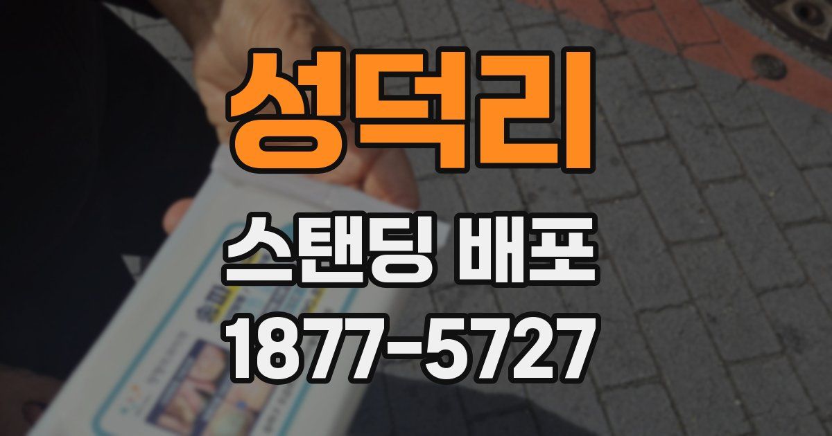 성덕리 스탠딩 배포