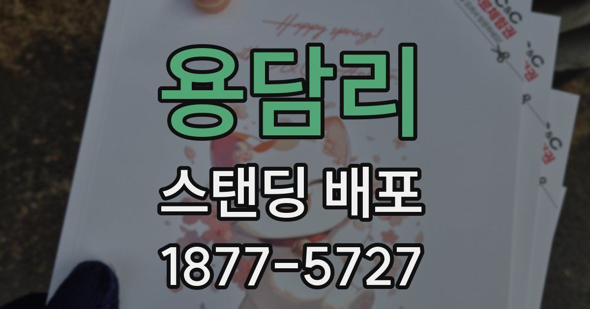 용담리 스탠딩 배포