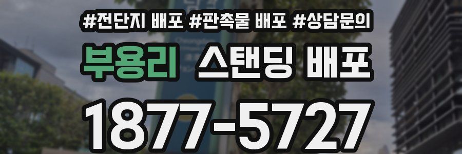 부용리 스탠딩 배포