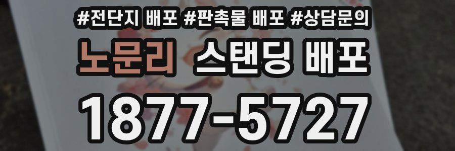 노문리 스탠딩 배포