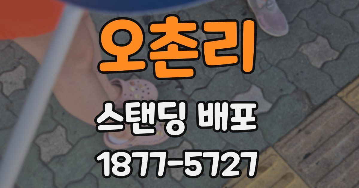 오촌리 스탠딩 배포