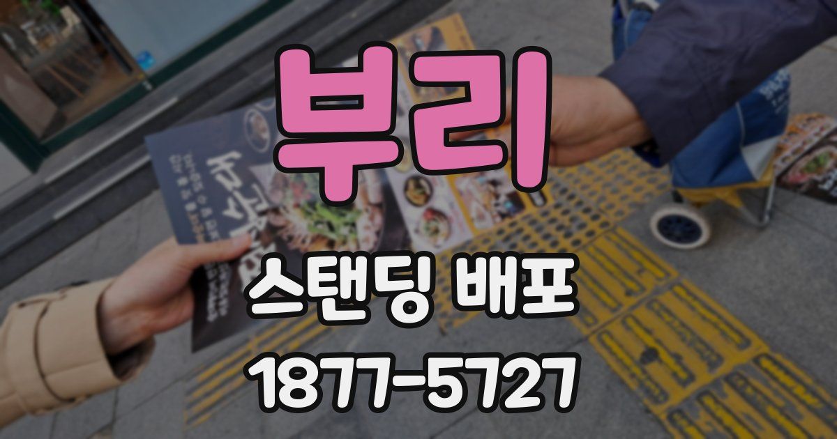 부리 스탠딩 배포