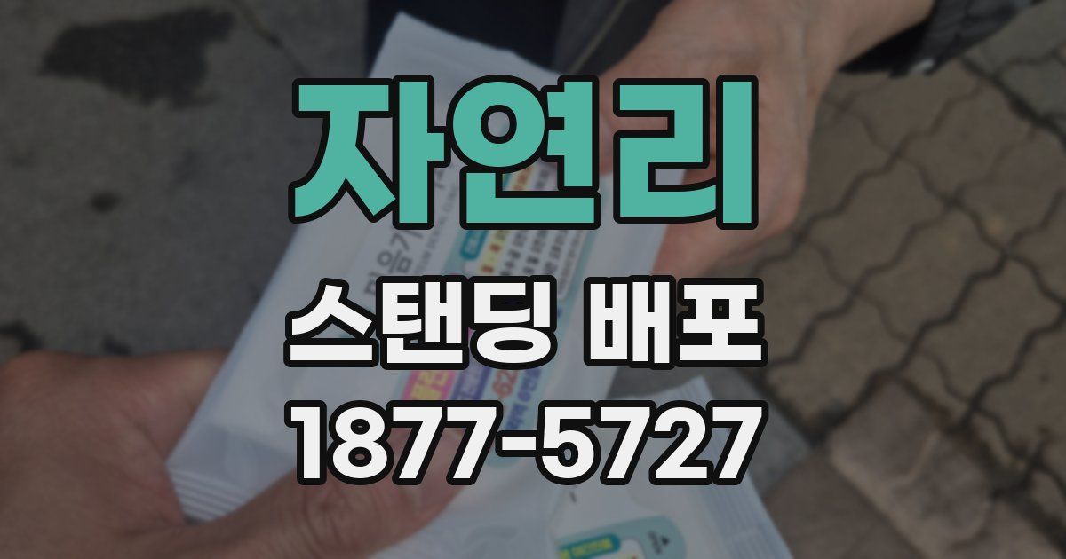 자연리 스탠딩 배포