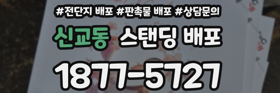 신교동 스탠딩 배포
