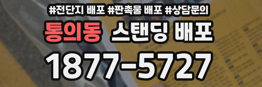 통의동 스탠딩 배포