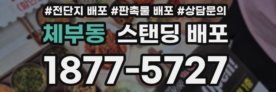 체부동 스탠딩 배포