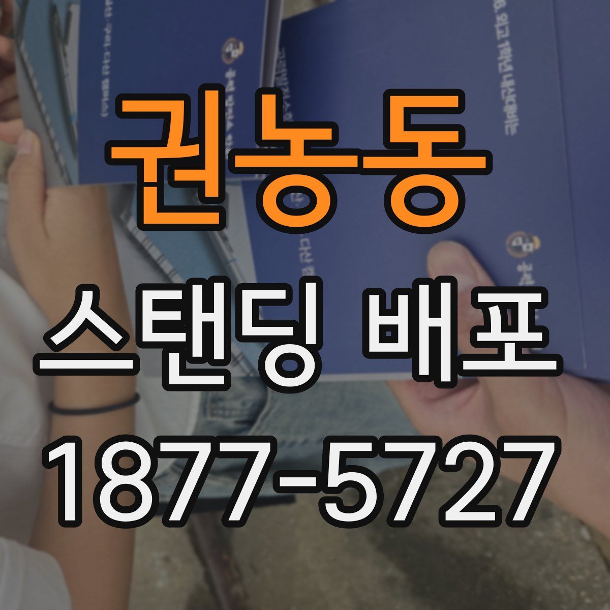 권농동 스탠딩 배포