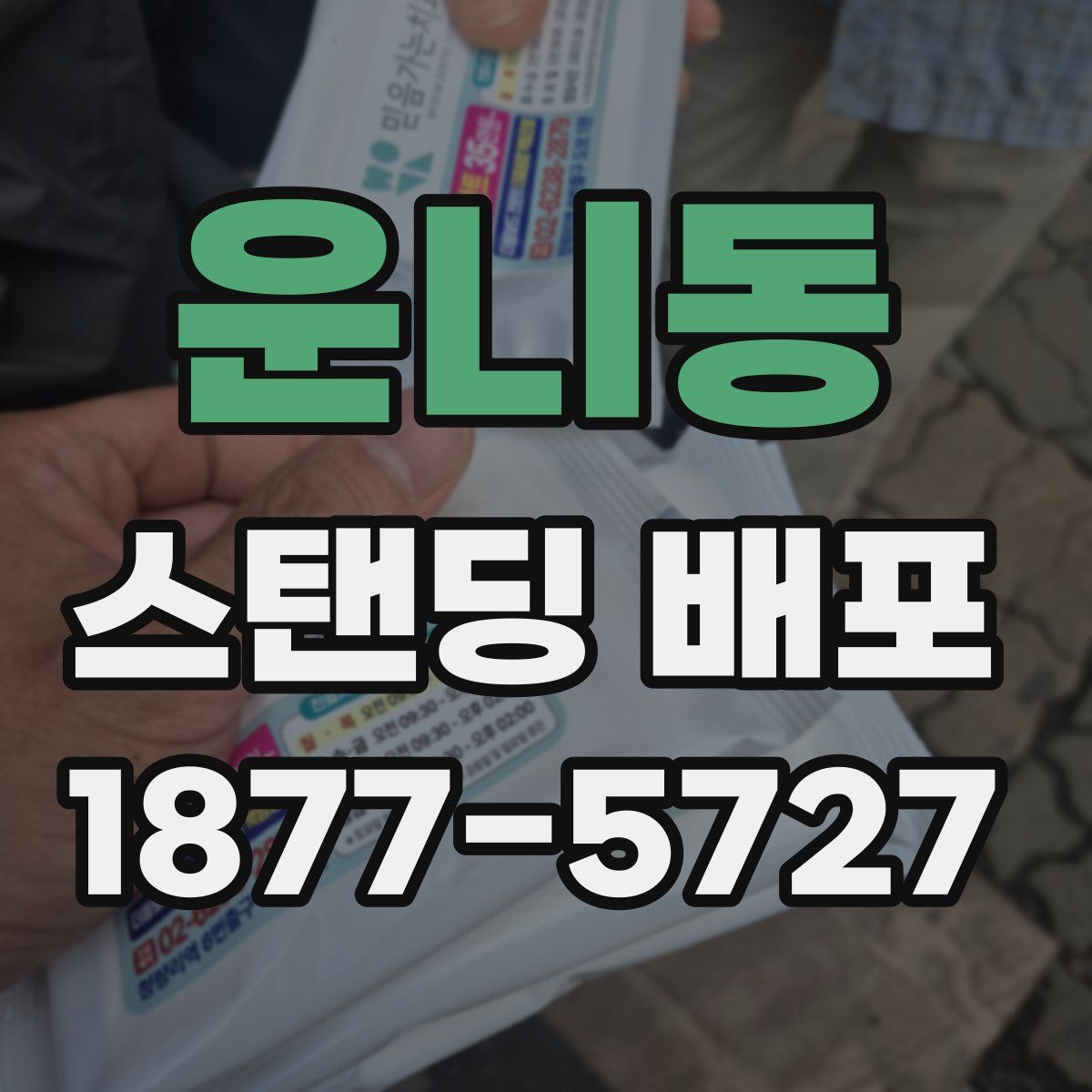 운니동 스탠딩 배포
