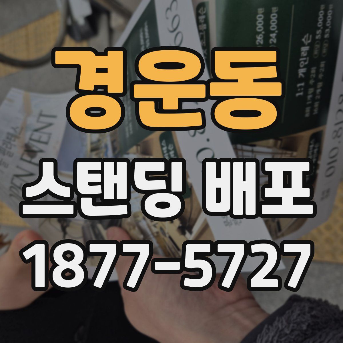 경운동 스탠딩 배포