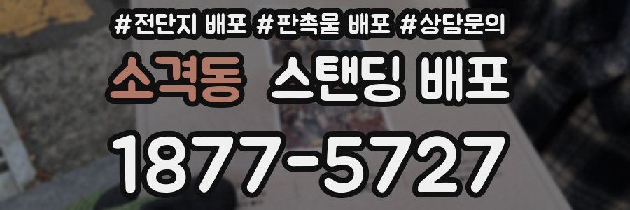 소격동 스탠딩 배포