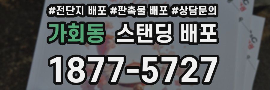 가회동 스탠딩 배포