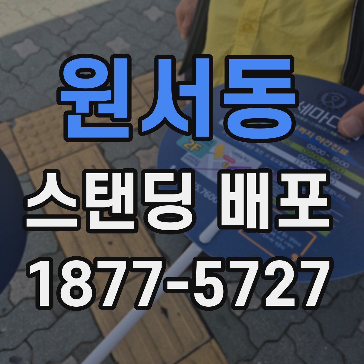 원서동 스탠딩 배포