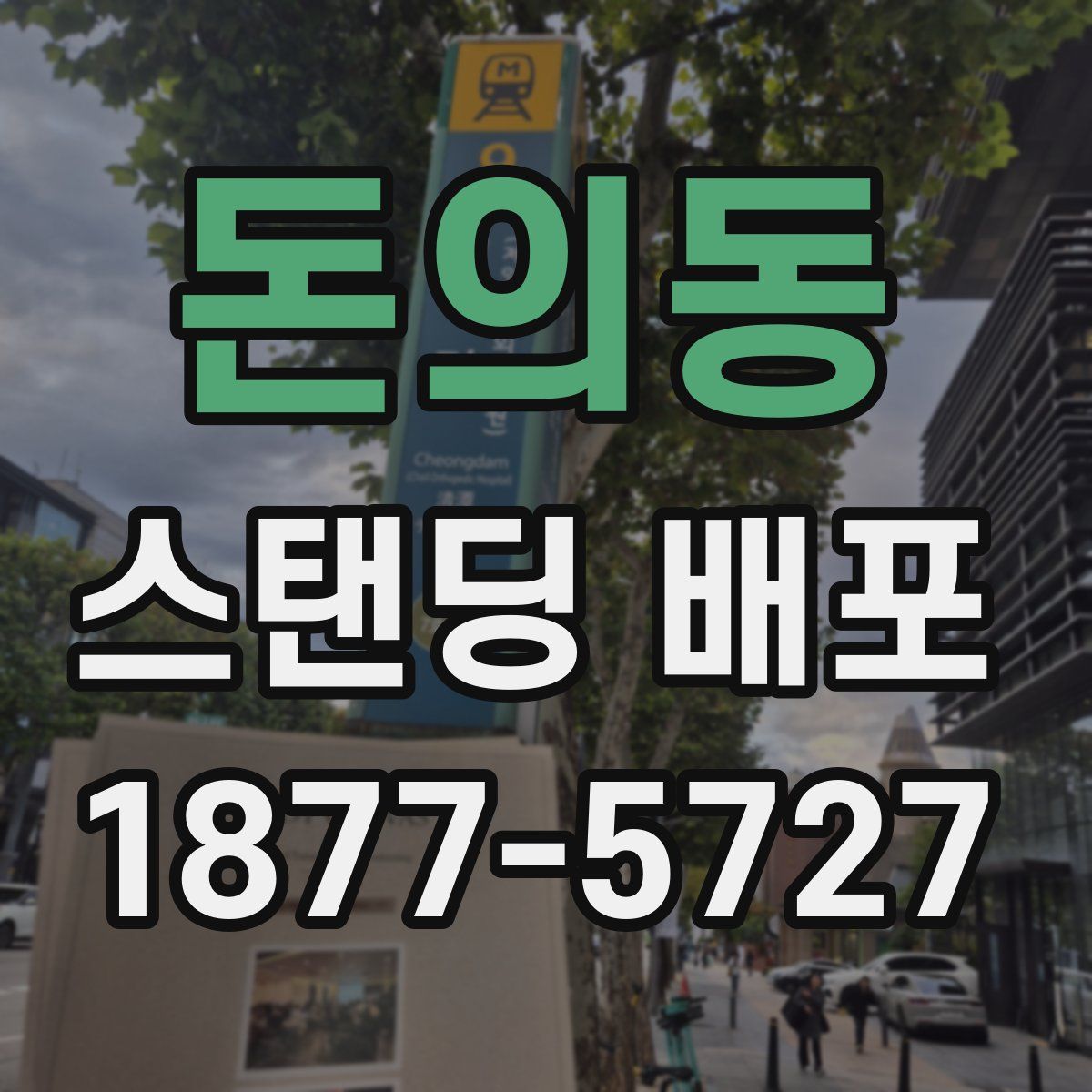 돈의동 스탠딩 배포