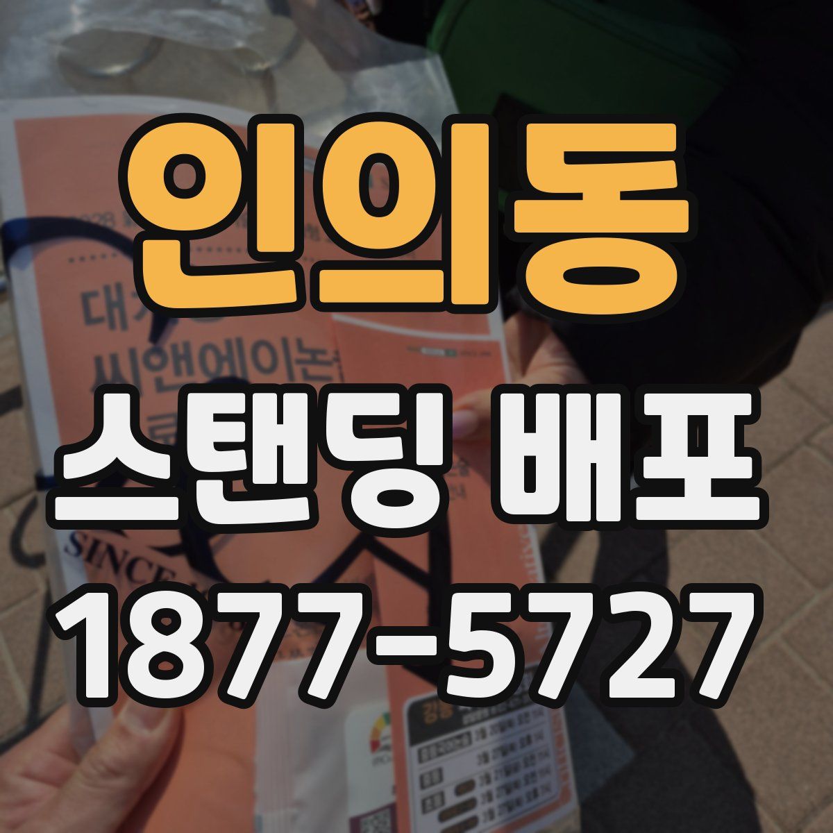 인의동 스탠딩 배포