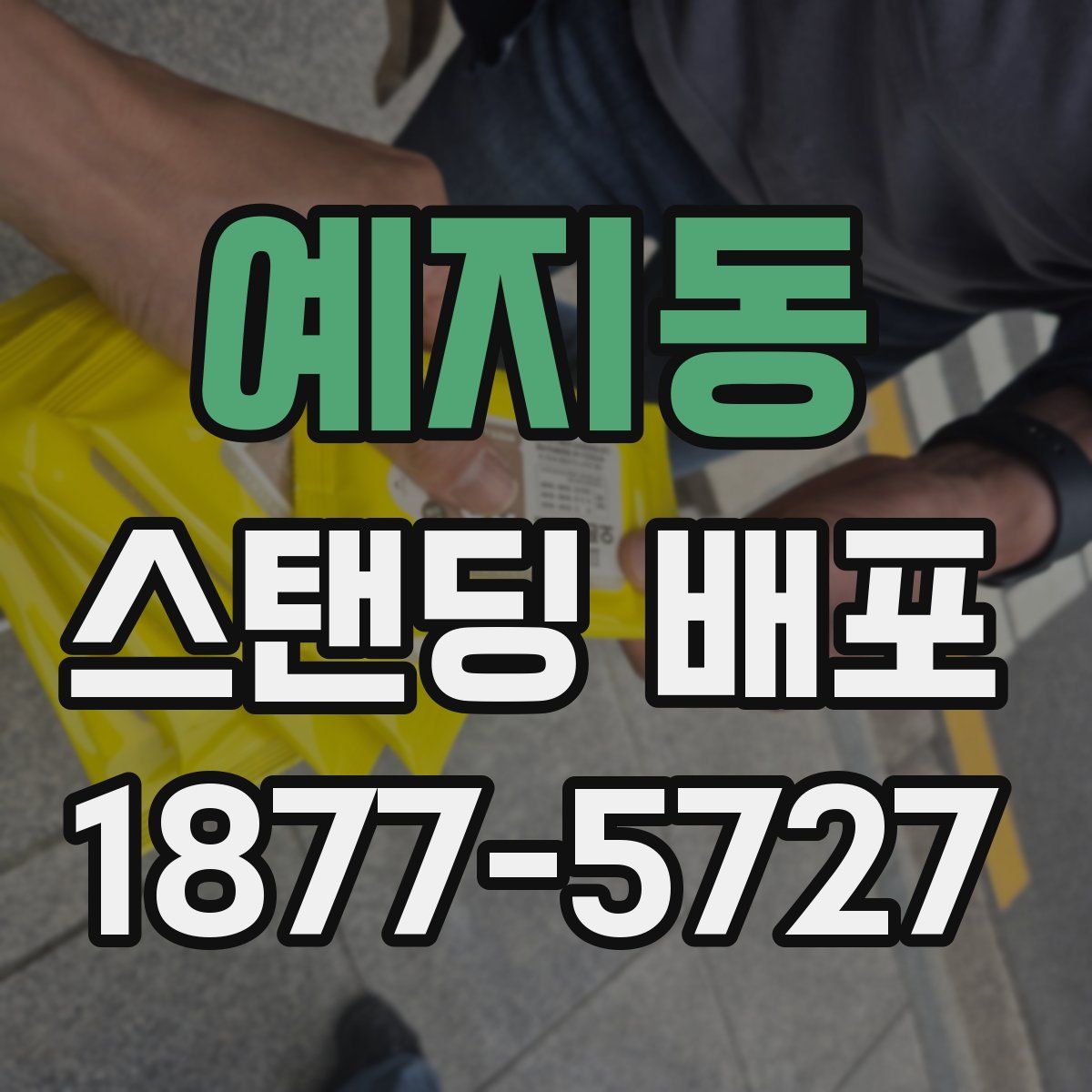 예지동 스탠딩 배포