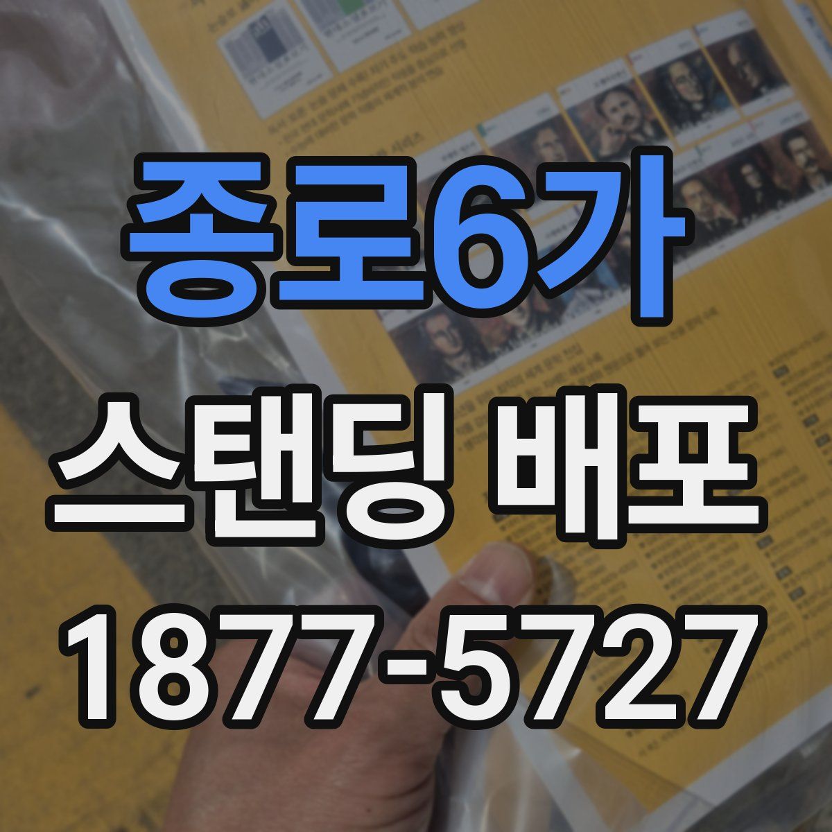 종로6가 스탠딩 배포
