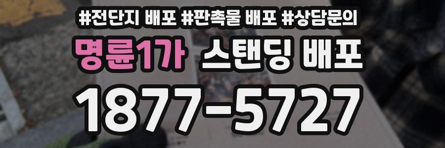 명륜1가 스탠딩 배포