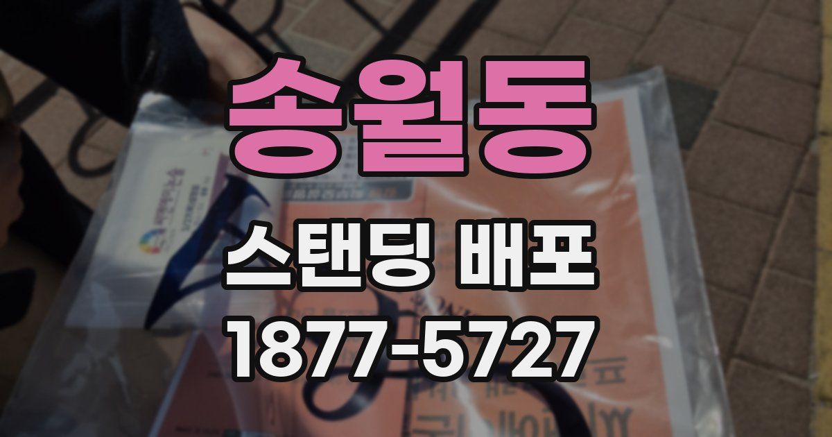 송월동 스탠딩 배포