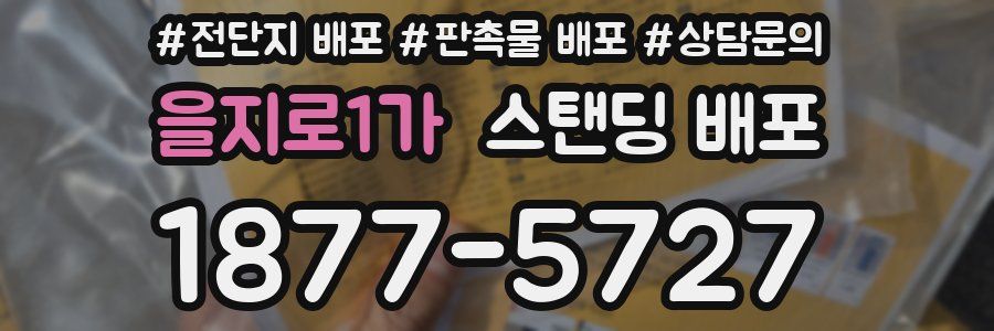 을지로1가 스탠딩 배포