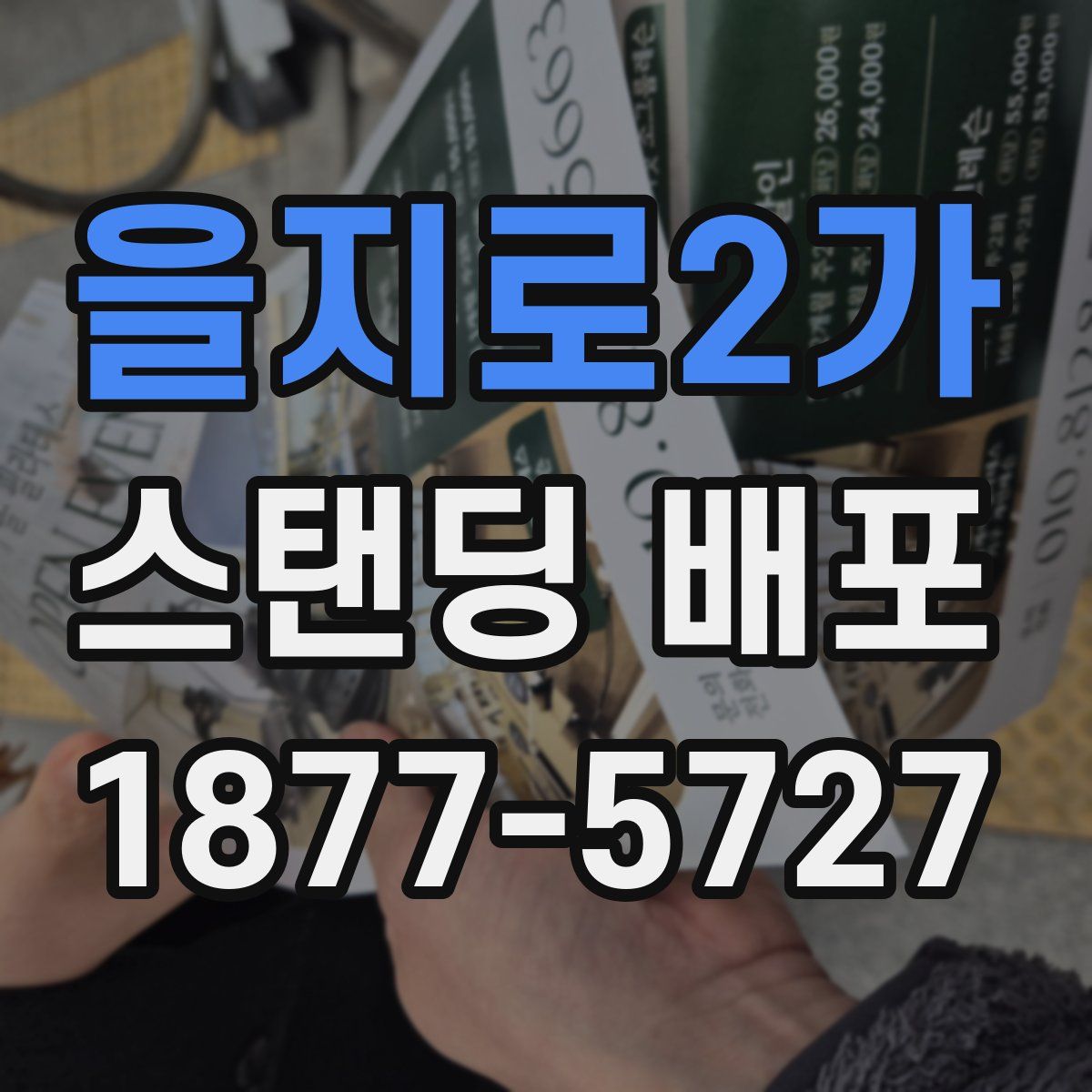을지로2가 스탠딩 배포