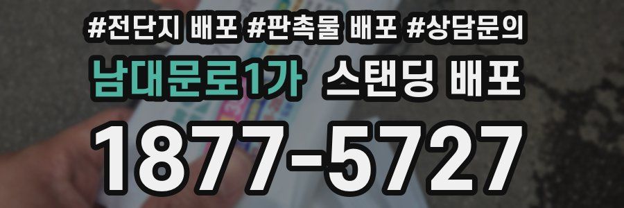 남대문로1가 스탠딩 배포