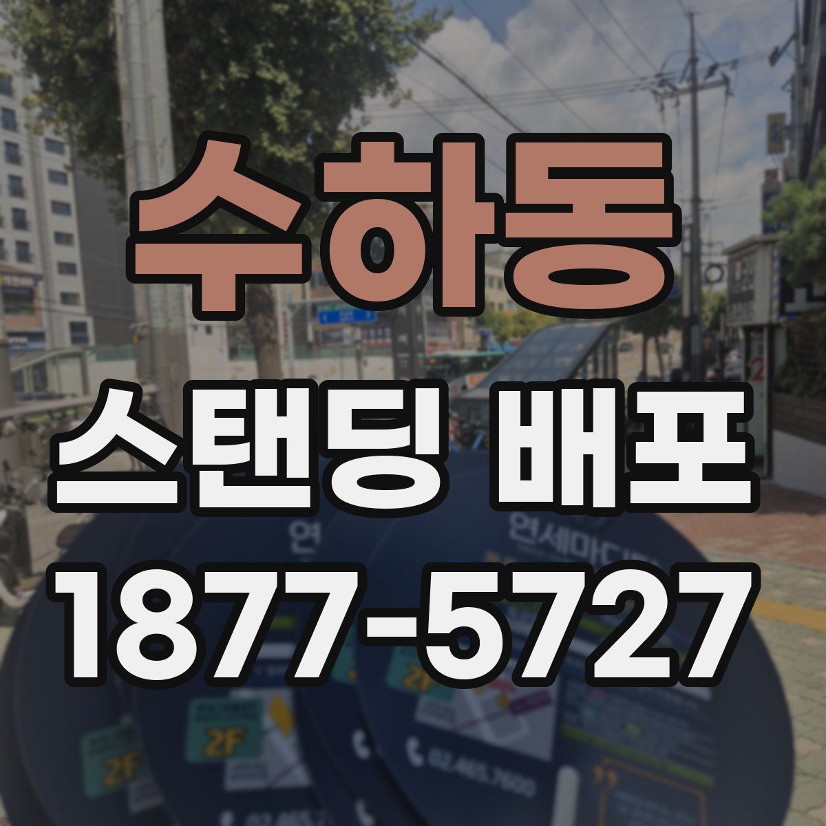 수하동 스탠딩 배포