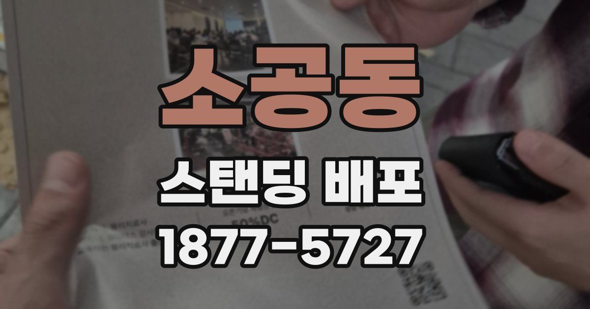 소공동 스탠딩 배포