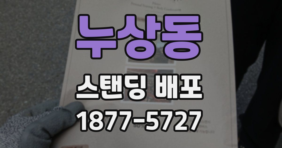 누상동 스탠딩 배포