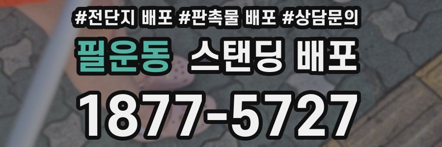 필운동 스탠딩 배포