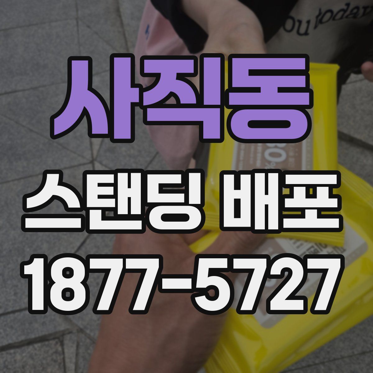 사직동 스탠딩 배포