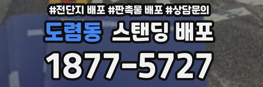 도렴동 스탠딩 배포