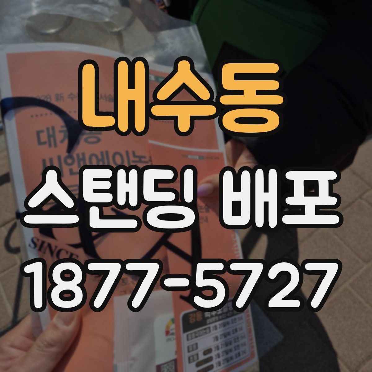 내수동 스탠딩 배포