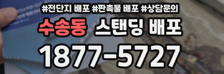 수송동 스탠딩 배포