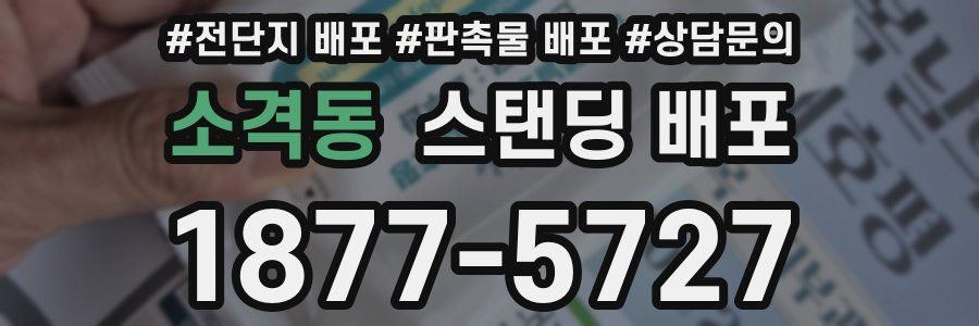 소격동 스탠딩 배포
