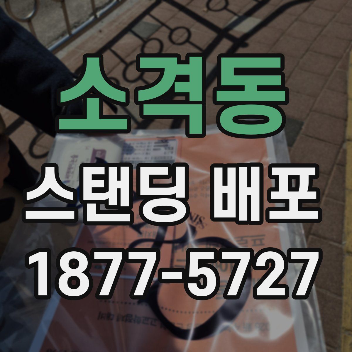 소격동 스탠딩 배포
