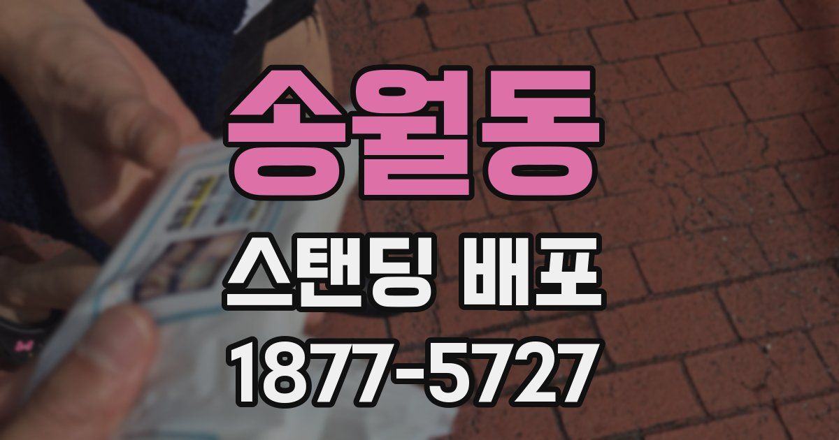 송월동 스탠딩 배포