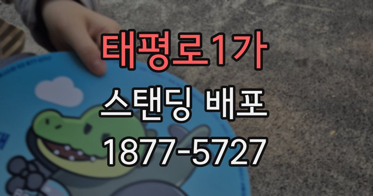 태평로1가 스탠딩 배포