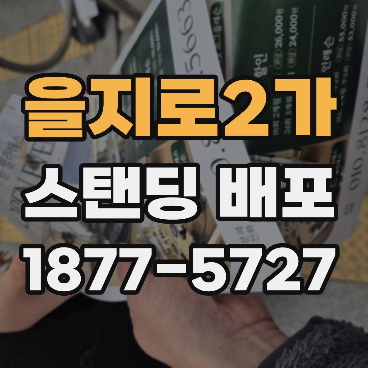 을지로2가 스탠딩 배포