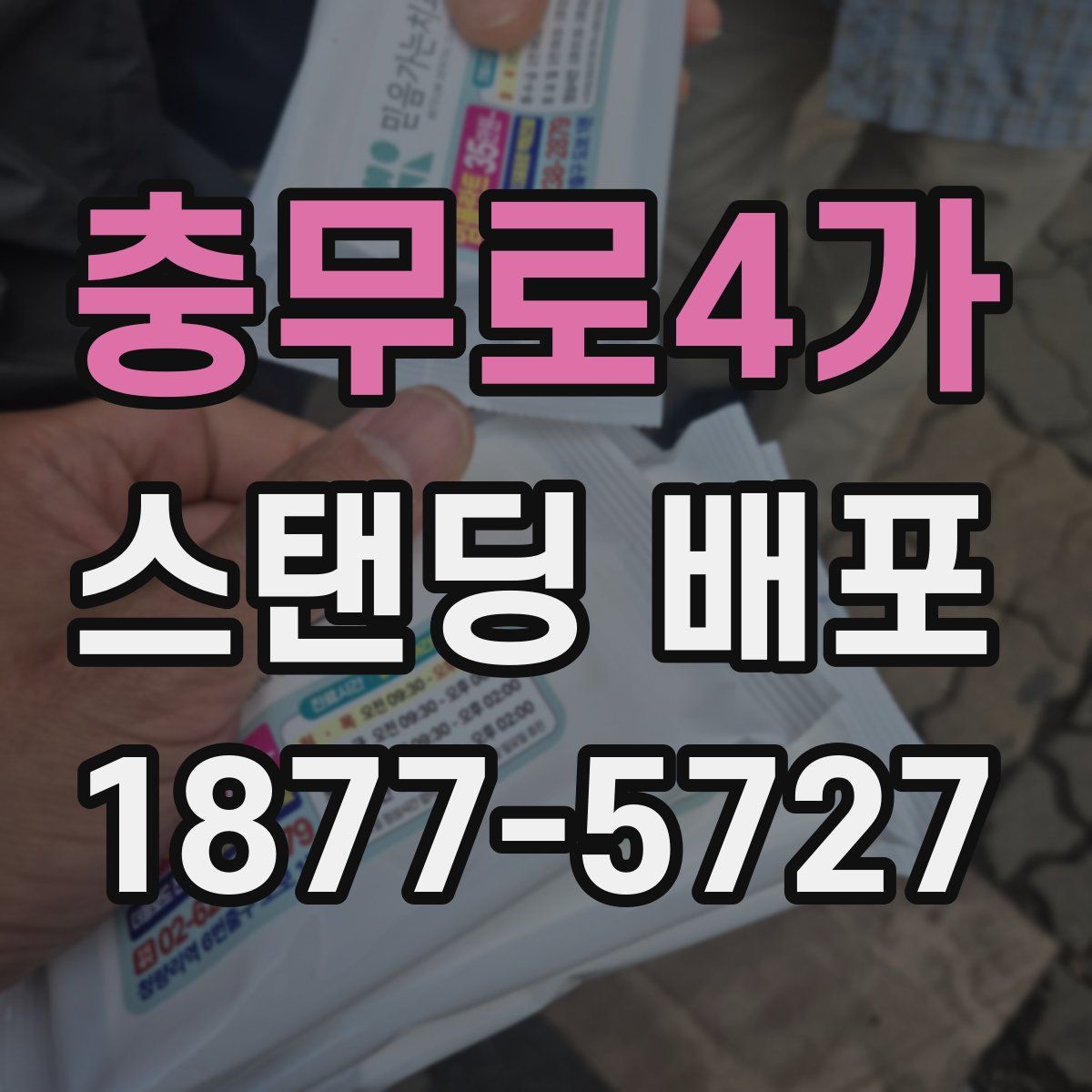 충무로4가 스탠딩 배포
