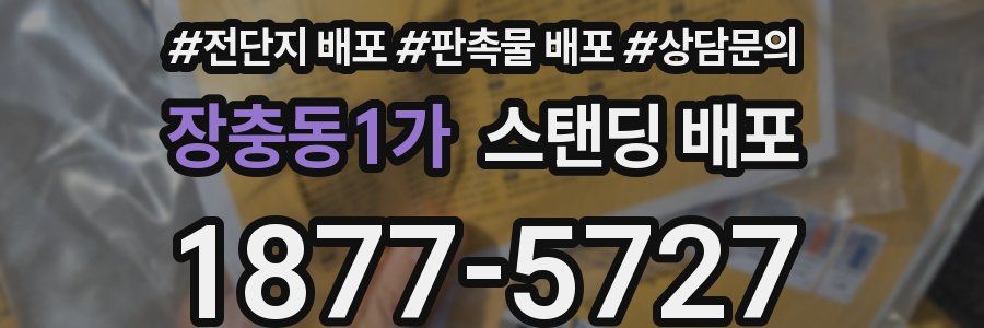 장충동1가 스탠딩 배포