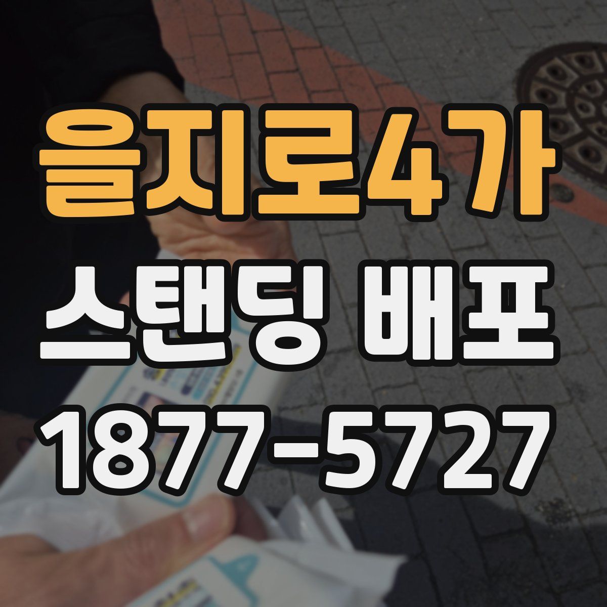 을지로4가 스탠딩 배포