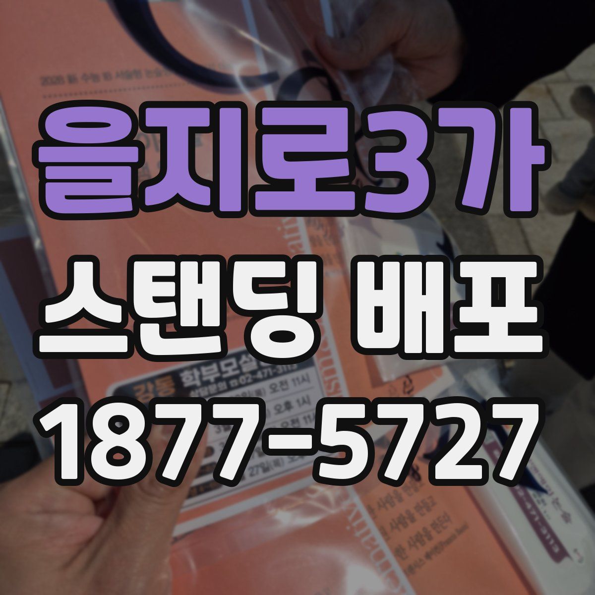 을지로3가 스탠딩 배포