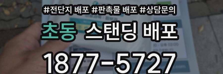 초동 스탠딩 배포